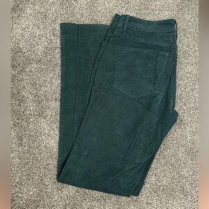 Loft Dark Green corduroy “Curvy Boot” Jean